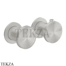 Gessi Origini NEUTRAL Термостат для душа 2 потока, внешняя часть 66134-149, Finox Brushed Nickel