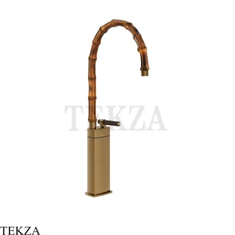 Gessi Jacqueline Смеситель для раковины высокий, без донного клапана 77237-791, бронза Deep