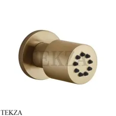 Gessi INCISO SHOWER Боковая форсунка поворотная 13375-726, Warm Bronze Br.