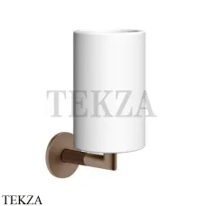 Gessi INGRANAGGIO Стакан настенный композит белый 63807-708, Copper Brushed Gessi INGRANAGGIO Стакан настенный композит белый 63807-708, Copper Brushed