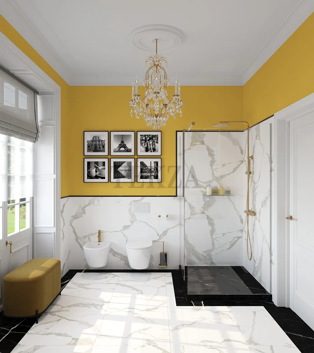 Aqueduto OVO Биде подвесное, 1 отверстие под смеситель OVO0310 Белый глянец