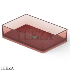 Dea Design Washbasins Раковина настольная 60х40 Glasstech DD9009 600 R5, Pomegranate R5