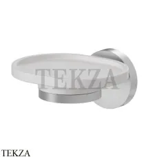 Newform X-Steel 316 Мыльница подвесная с держателем, композит 73200X.50.050, INOX Stainless steel Newform X-Steel 316 Мыльница подвесная с держателем, композит 73200X.50.050, INOX Stainless steel