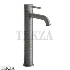 Gessi 316 MECCANICA Смеситель для раковины, без сливного гарнитура 54209-239, Steel Brushed
