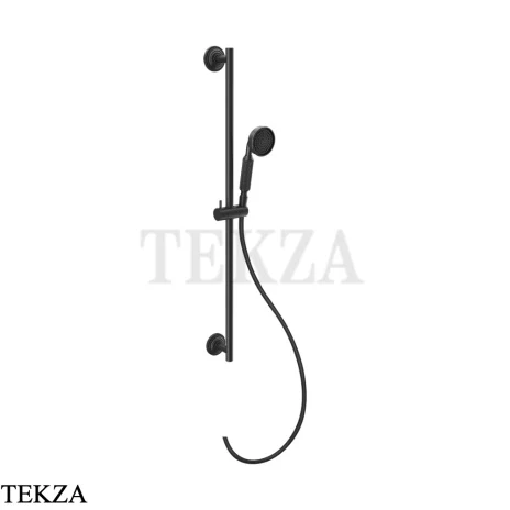 Gessi VENTI20 Штанга в комплекте с душевой лейкой, шланг 65143-299, Black XL
