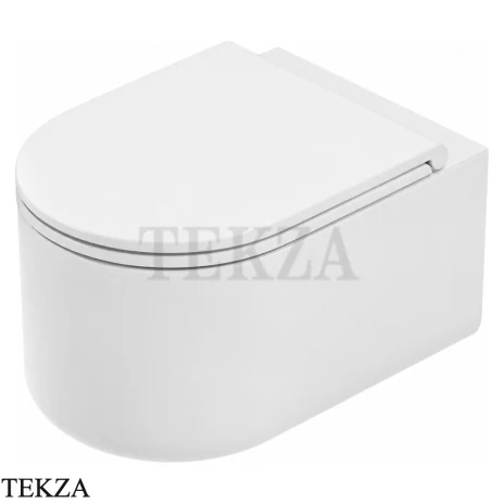 ArtCeram Solida унитаз подвесной чаша без ободка The.Reel SOV001 05 00, белый матовый