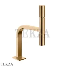 Gessi Incastri Смеситель для раковины, без гарнитура 75202--735, Warm Bronze PVD