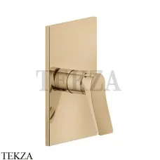 Gessi RILIEVO Смеситель для душа, внешняя часть 59061-735, Warm Bronze PVD