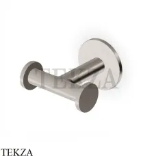 Zucchetti PAN Крючок двойной для халата и полотенец ZAC651.C3, brushed nickel