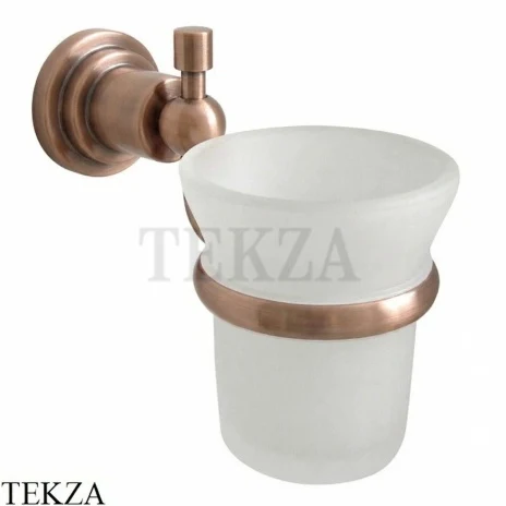 Nicolazzi Monte Croce Стакан для зубных щеток настенный, стекло матовое 1488RA27, Copper