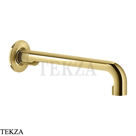 Gessi INCISO Излив для раковины настенный длинный 58101-246, Gold PVD