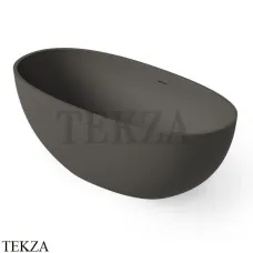 Dea Design Nature Ванна отдельностоящая овальная 165x80 Solid Surface DD8628 1650 5, Graphite №5