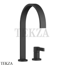 Dornbracht MEM Смеситель для кухни с отдельными розетками 32815682-33, черный матовый