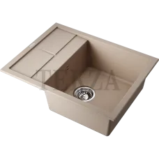 Omoikiri Sumi 65 Кухонная мойка Tetogranit прямоугольная с крылом 4993672 бежевый