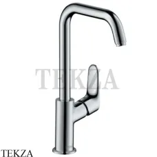 Hansgrohe Focus Смеситель для раковины, с донным клапаном 31609000, хром глянец Hansgrohe Focus Смеситель для раковины, с донным клапаном 31609000, хром глянец