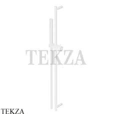 Zucchetti Душевая штанга 80 см, стержневая лейка Z95182.W1, bianco opaco goffrato