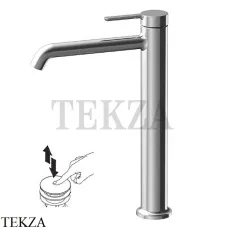 FIMA Carlo Frattini SNAP Смеситель для раковины высокий, с донным клапаном F3111/HCR, хром глянец