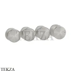 Gessi Origini NEUTRAL Термостат для душа 3 потока, внешняя часть 66336-149, Finox Brushed Nickel