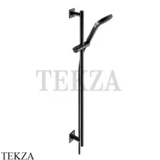 Keuco IXMO Душевой комплект, штанга 855 мм (розетки квадрат) 59587370802, черный матовый