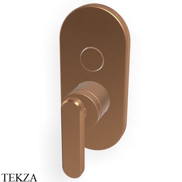 FIMA Carlo Frattini Park Line Смеситель для душа, 2 потока, внешняя часть F1309E2ZS, Brushed Amber Bronze