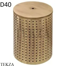 Migliore COMPLEMENTI Корзина для белья D40 см 21994, бронза classic