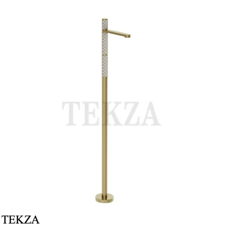 Gessi Pelle Tresse Смеситель для раковины напольный, внешняя часть 78295-435, Crème/ Brass Br. PVD