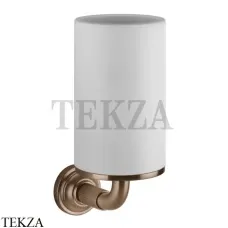 Gessi VENTI20 Стакан настенный белый 65407-708, Copper Brushed Gessi VENTI20 Стакан настенный белый 65407-708, Copper Brushed