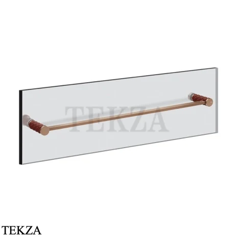Gessi Pelle Tresse Полотенцедержатель для крепления на стекло, 60 см 78715-445, Red Cherry/ Copper Br. PVD