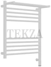 Сунержа Богема 3.1 Полотенцесушитель электрический с полкой 600х500 МЭМ правый 30-6007-6050, Матовый белый