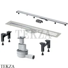 Viega Advantix ER10 90 Душевой лоток, с решеткой 753177, нержавеющая сталь