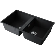 Omoikiri Kitagawa 83-2-U Кухонная мойка Artceramic две большие чаши 4993811 графит