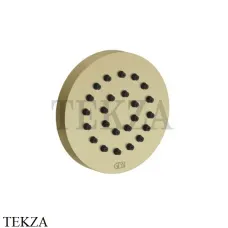 Gessi INCISO SHOWER Боковая форсунка круглая 32971-727, Brushed Brass