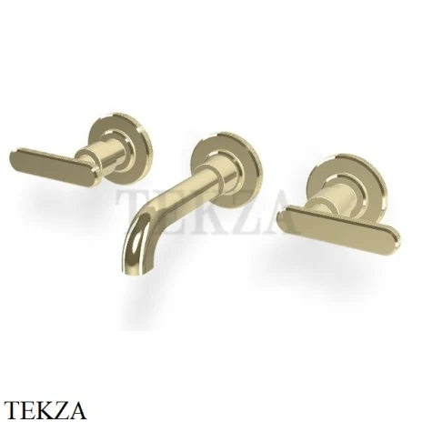 FIMA Carlo Frattini Park Line Смеситель для раковины 3 отв, внешняя часть F1331/5HL, Champagne