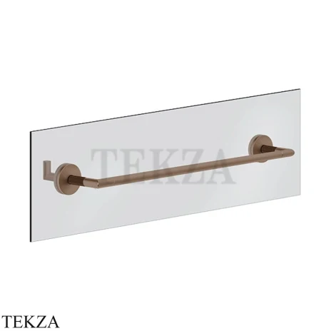 Gessi INGRANAGGIO Полотенцедержатель для крепления на стекло, 45 см 63926-708, Copper Brushed PVD