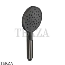 Gessi Shower Душевая лейка 3-х позиционная с черным диском 47350-707, Black Metal Brushed