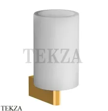 Gessi Origini Стакан настенный с держателем, белый 66407-246, Gold PVD Gessi Origini Стакан настенный с держателем, белый 66407-246, Gold PVD