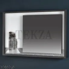 Antonio Lupi COLLAGE304 Зеркало с печатью, в алюминиевой раме в отделке бронза