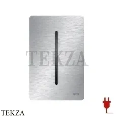 TECEfilo-Solid Электронная панель смыва писсуара, от сети 230 В 9242037, нержавеющая сталь, сатин