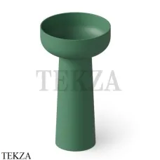 Dea Design Pedestal Basin Раковина напольная круглая Solid Surface DD2027 480 9, Sage №9