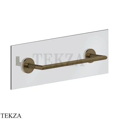 Gessi INGRANAGGIO Полотенцедержатель для крепления на стекло, 30 см 63924-713, Antique Brass