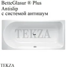 BETTE BETTEOCEAN Ванна, область ног справа, перелив спереди 8855-000 AR PLUS, антишум, антислип, BetteGlasur ® Plus, белый глянец