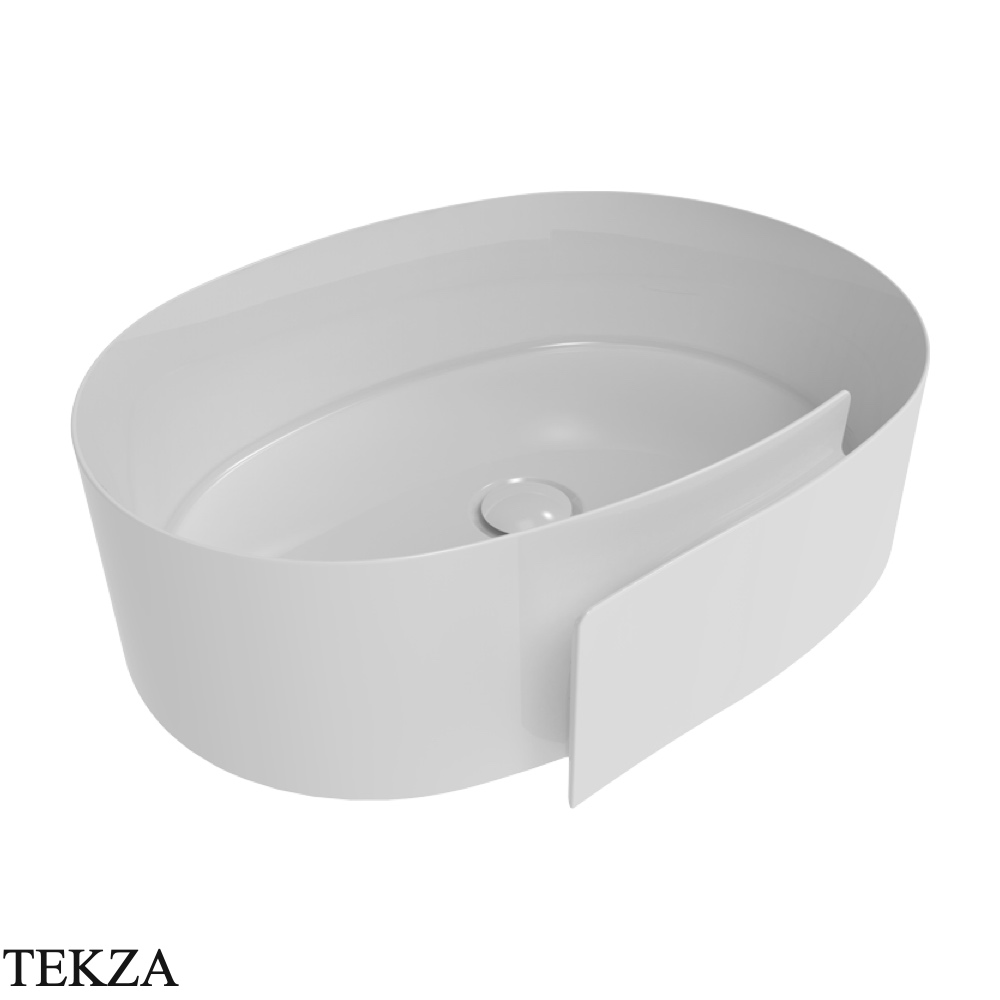 Flaminia Roll раковина накладная 56×42×17 см, белый глянец