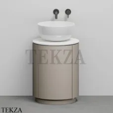 CIELO Arcadia Tiberino Тумба TIMOPC с раковиной белый глянец, слив в стену, Avena