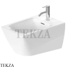 Duravit Viu Биде подвесное, 1 отверстие под смеситель 2292150000, белый глянец