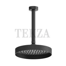 Gessi Inverso Diamantato Верхняя лейка с потолочным кронштейном под размер 63450-299, Black XL