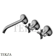Ritmonio Diametro35 Cross Смеситель для раковины, внешняя часть PR53AK201 CRB, Black Chrome