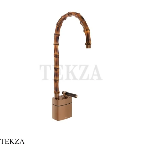 Gessi Jacqueline Смеситель для раковины высокий, без донного клапана 77233-708, медь Brushed
