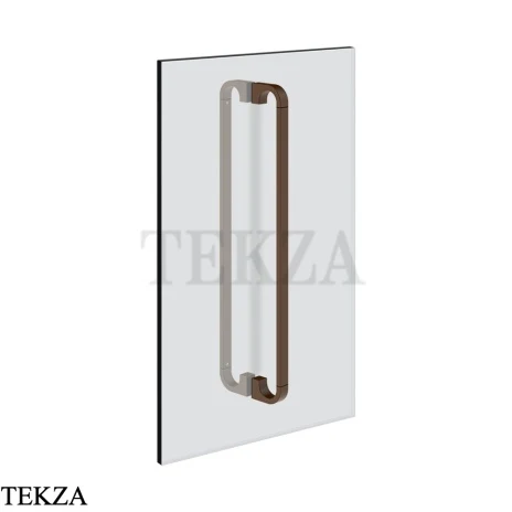 Gessi Perle Полотенцедержатель для крепления на стекло, 45 см 74633-845, бронза Dark Brush