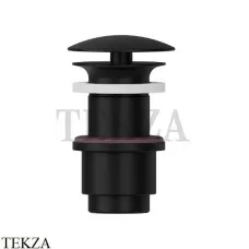 Newform Донный клапан для раковины 40-60 со свободным сливом 228.01.093, черный матовый