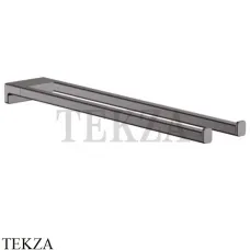 Hansgrohe AddStoris Двойной держатель полотенца 41770340, черный хром brushed Hansgrohe AddStoris Двойной держатель полотенца 41770340, черный хром brushed